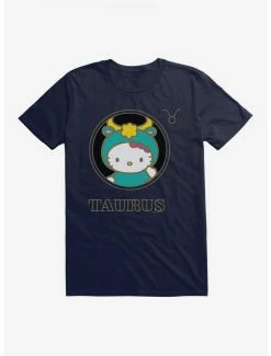 Hot Sale 🌟 Hello Kitty Star Sign Taurus Stencil T-Shirt ✨ -Cheap Sanrio Store 18189144 hi