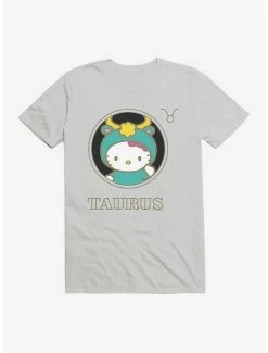 Hot Sale 🌟 Hello Kitty Star Sign Taurus Stencil T-Shirt ✨ -Cheap Sanrio Store 18189180 hi