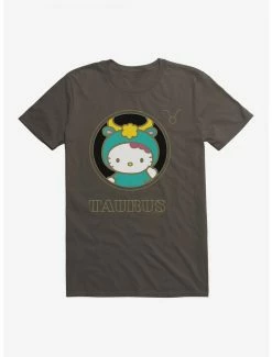 Hot Sale 🌟 Hello Kitty Star Sign Taurus Stencil T-Shirt ✨ -Cheap Sanrio Store 18189197 hi