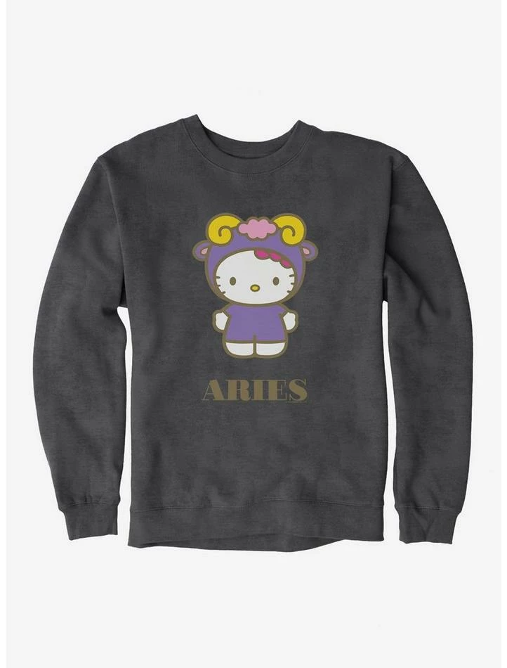 Budget 🤩 Hello Kitty Star Sign Aries Sweatshirt ✨ 5 Budget 🤩 Hello Kitty Star Sign Aries Sweatshirt ✨ - Image 3