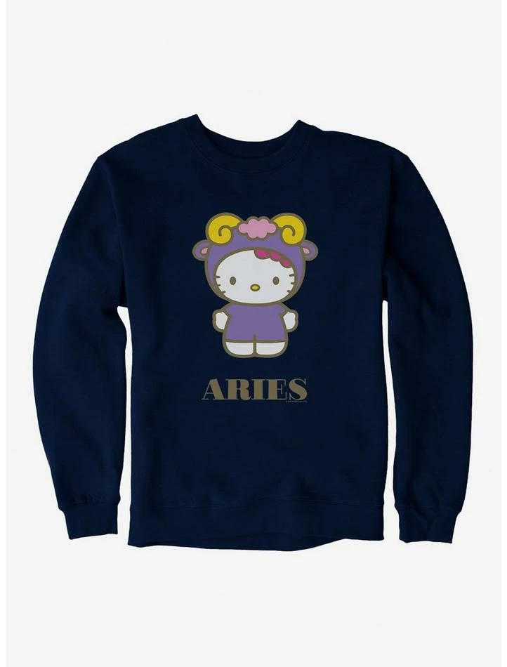 Budget 🤩 Hello Kitty Star Sign Aries Sweatshirt ✨ 7 Budget 🤩 Hello Kitty Star Sign Aries Sweatshirt ✨ - Image 5