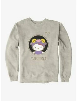 Buy 😉 Hello Kitty Star Sign Aries Stencil Sweatshirt ❤️ -Cheap Sanrio Store 18189593 hi