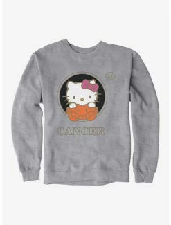 Best Sale ⌛ Hello Kitty Star Sign Cancer Stencil Sweatshirt ✨ -Cheap Sanrio Store 18189649 hi