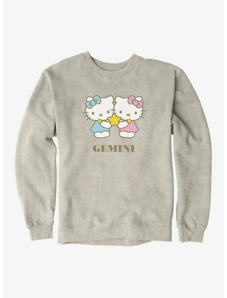 Discount ⌛ Hello Kitty Star Sign Gemini Sweatshirt ⌛ 8 Discount ⌛ Hello Kitty Star Sign Gemini Sweatshirt ⌛ - Image 6