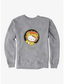 Flash Sale 🔥 Hello Kitty Star Sign Leo Stencil Sweatshirt 🌟 -Cheap Sanrio Store 18189859 hi