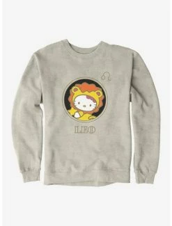 Flash Sale 🔥 Hello Kitty Star Sign Leo Stencil Sweatshirt 🌟 -Cheap Sanrio Store 18189873 hi