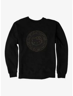 Flash Sale 💯 Hello Kitty Star Sign Map Sweatshirt 🧨 -Cheap Sanrio Store 18189985 hi