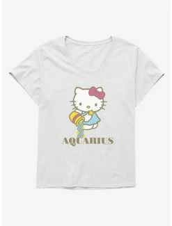 Promo 🧨 Hello Kitty Star Sign Aquarius 👧 Girls T-Shirt Plus Size 👍 -Cheap Sanrio Store 18191675 hi