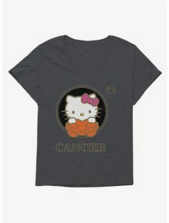 Promo 🔔 Hello Kitty Star Sign Cancer Stencil 👧 Girls T-Shirt Plus Size ⌛ -Cheap Sanrio Store 18191792 hi