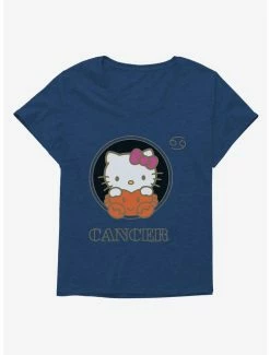 Promo 🔔 Hello Kitty Star Sign Cancer Stencil 👧 Girls T-Shirt Plus Size ⌛ -Cheap Sanrio Store 18191801 hi