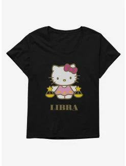 Best reviews of 💯 Hello Kitty Star Sign Libra 👧 Girls T-Shirt Plus Size ✔️ -Cheap Sanrio Store 18192044 hi