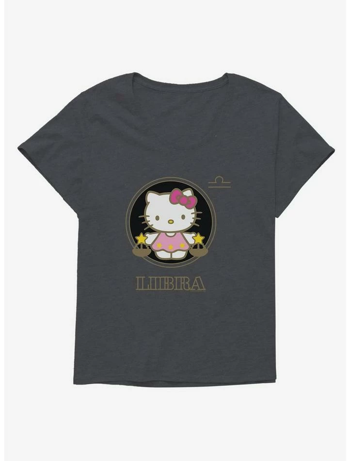 Wholesale ๐ Hello Kitty Star Sign Libra Stencil ๐ง Girls T-Shirt Plus Size ๐ฅ 4 Wholesale ๐ Hello Kitty Star Sign Libra Stencil ๐ง Girls T-Shirt Plus Size ๐ฅ - Image 2
