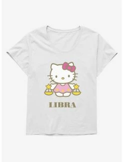 Best reviews of 💯 Hello Kitty Star Sign Libra 👧 Girls T-Shirt Plus Size ✔️ -Cheap Sanrio Store 18192107 hi