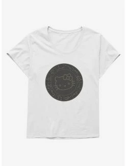 Budget 😍 Hello Kitty Star Sign Map 👧 Girls T-Shirt Plus Size ⭐