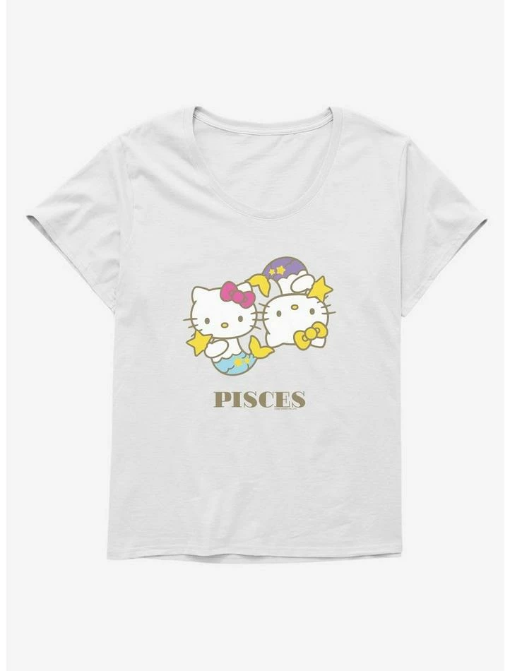 Budget ⌛ Hello Kitty Star Sign Pisces 👧 Girls T-Shirt Plus Size 👍 5 Budget ⌛ Hello Kitty Star Sign Pisces 👧 Girls T-Shirt Plus Size 👍 - Image 3