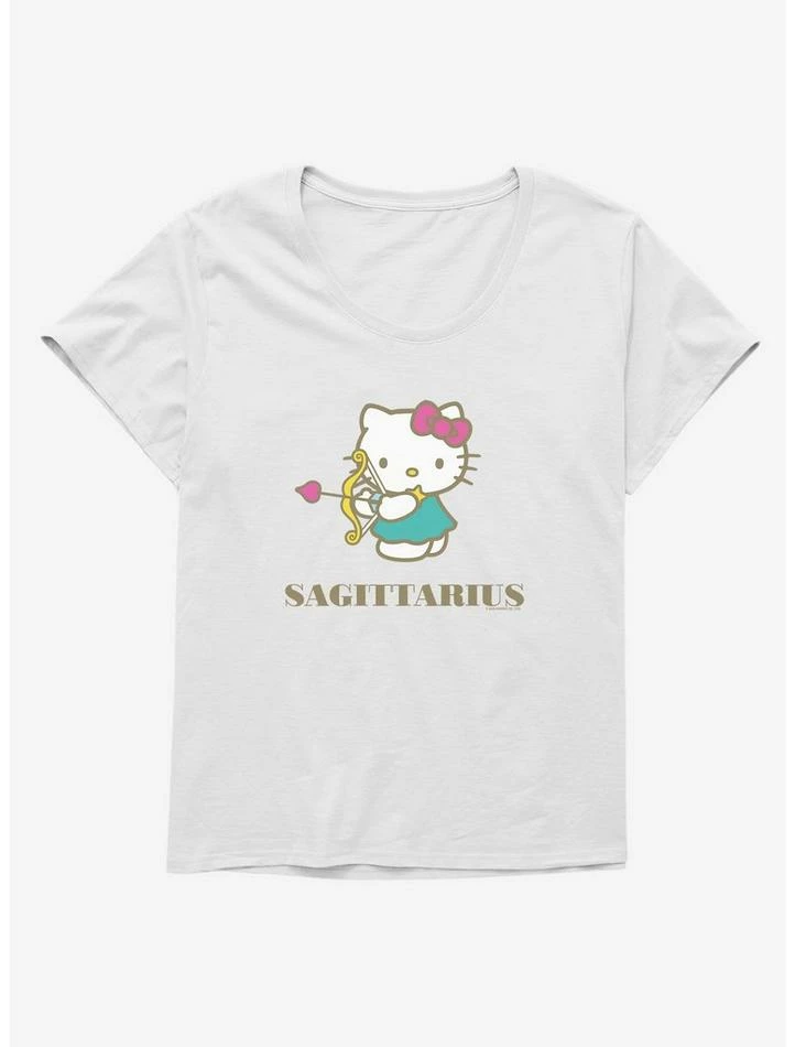 Best Sale 😀 Hello Kitty Star Sign Sagittarius 👧 Girls T-Shirt Plus Size ⭐ 7 Best Sale 😀 Hello Kitty Star Sign Sagittarius 👧 Girls T-Shirt Plus Size ⭐ - Image 5