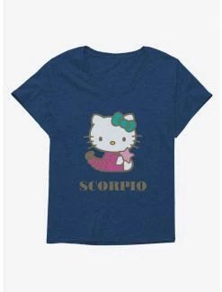 Coupon ⭐ Hello Kitty Star Sign Scorpio 👧 Girls T-Shirt Plus Size ❤️ -Cheap Sanrio Store 18192350 hi