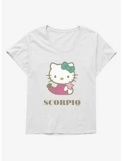 Coupon ⭐ Hello Kitty Star Sign Scorpio 👧 Girls T-Shirt Plus Size ❤️ -Cheap Sanrio Store 18192395 hi