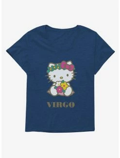 Best Sale ⌛ Hello Kitty Star Sign Virgo 👧 Girls T-Shirt Plus Size 🔥 -Cheap Sanrio Store 18192494 hi