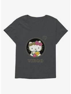 Best reviews of 🥰 Hello Kitty Star Sign Capricorn Stencil 👧 Girls T-Shirt Plus Size 🎉 -Cheap Sanrio Store 18192512 hi