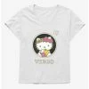 Best reviews of 🥰 Hello Kitty Star Sign Capricorn Stencil 👧 Girls T-Shirt Plus Size 🎉 -Cheap Sanrio Store 18192530 hi