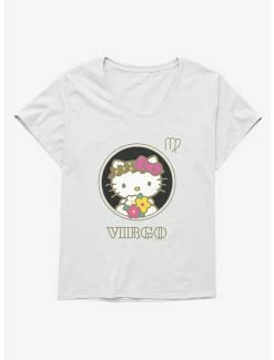Best reviews of ๐ฅฐ Hello Kitty Star Sign Capricorn Stencil ๐ง Girls T-Shirt Plus Size ๐