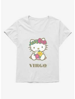 Best Sale ⌛ Hello Kitty Star Sign Virgo 👧 Girls T-Shirt Plus Size 🔥 -Cheap Sanrio Store 18192539 hi