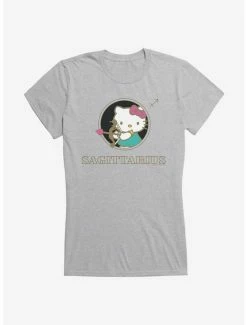 Best reviews of ✨ Hello Kitty Star Sign Sagittarius Stencil 👧 Girls T-Shirt 💯