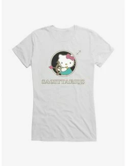 Best reviews of ❤️ Hello Kitty Star Sign Sagittarius Stencil 👧 Girls T-Shirt 😀
