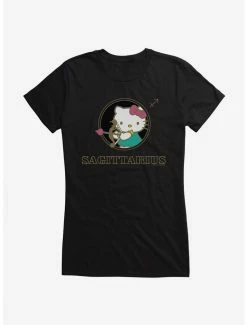 Promo 🛒 Hello Kitty Star Sign Sagittarius Stencil 👧 Girls T-Shirt 🛒 -Cheap Sanrio Store 18193625 hi