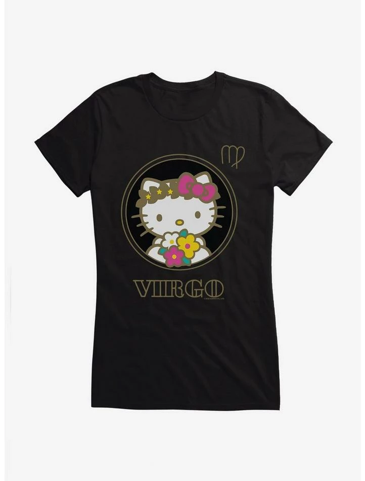 Best Sale โ๏ธ Hello Kitty Star Sign Virgo Stencil ๐ง Girls T-Shirt ๐ 3 Best Sale โ๏ธ Hello Kitty Star Sign Virgo Stencil ๐ง Girls T-Shirt ๐