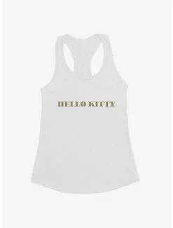 Best Pirce 🤩 Hello Kitty Star Sign Logo 👧 Girls Tank 🥰