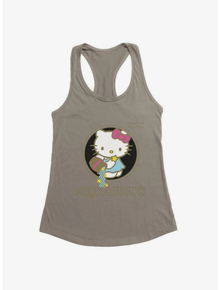 Hot Sale โจ Hello Kitty Star Sign Aquarius Stencil ๐ง Girls Tank ๐ 5 Hot Sale โจ Hello Kitty Star Sign Aquarius Stencil ๐ง Girls Tank ๐ - Image 3