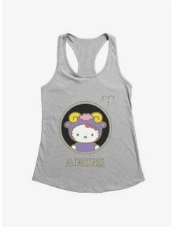 Hot Sale ⭐ Hello Kitty Star Sign Aries Stencil 👧 Girls Tank 🌟 -Cheap Sanrio Store 18194410 hi