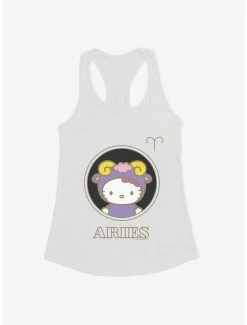 Hot Sale ⭐ Hello Kitty Star Sign Aries Stencil 👧 Girls Tank 🌟 -Cheap Sanrio Store 18194438 hi