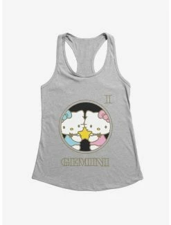 Promo 😉 Hello Kitty Star Sign Gemini Stencil 👧 Girls Tank 🔔