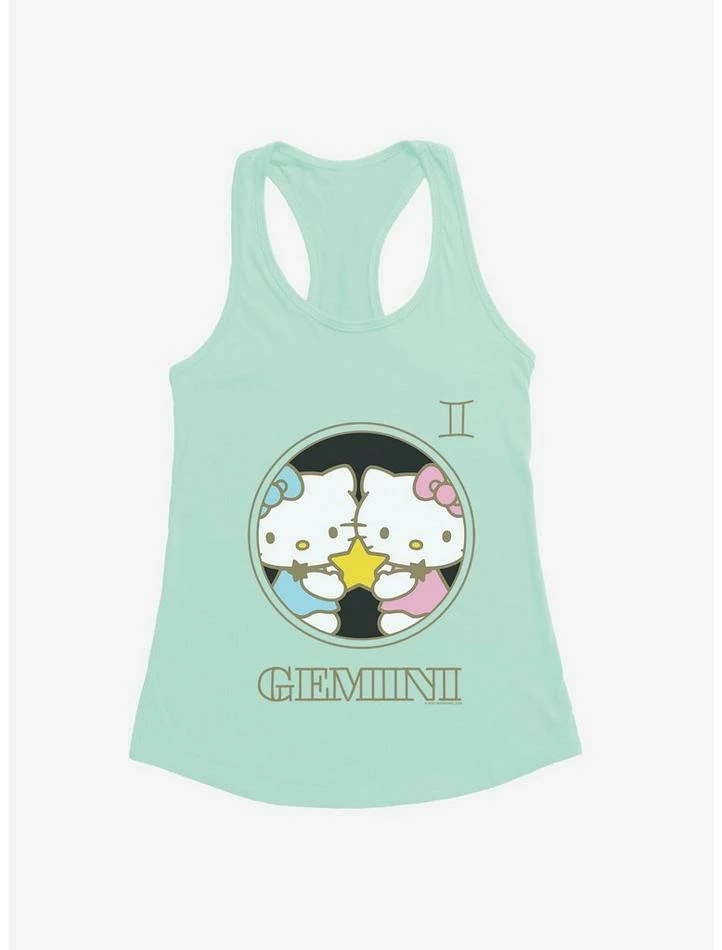 Promo ๐ Hello Kitty Star Sign Gemini Stencil ๐ง Girls Tank ๐ 7 Promo ๐ Hello Kitty Star Sign Gemini Stencil ๐ง Girls Tank ๐ - Image 5