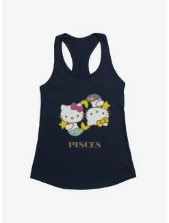 Hot Sale 🌟 Hello Kitty Star Sign Pisces 👧 Girls Tank ❤️ -Cheap Sanrio Store 18194942 hi