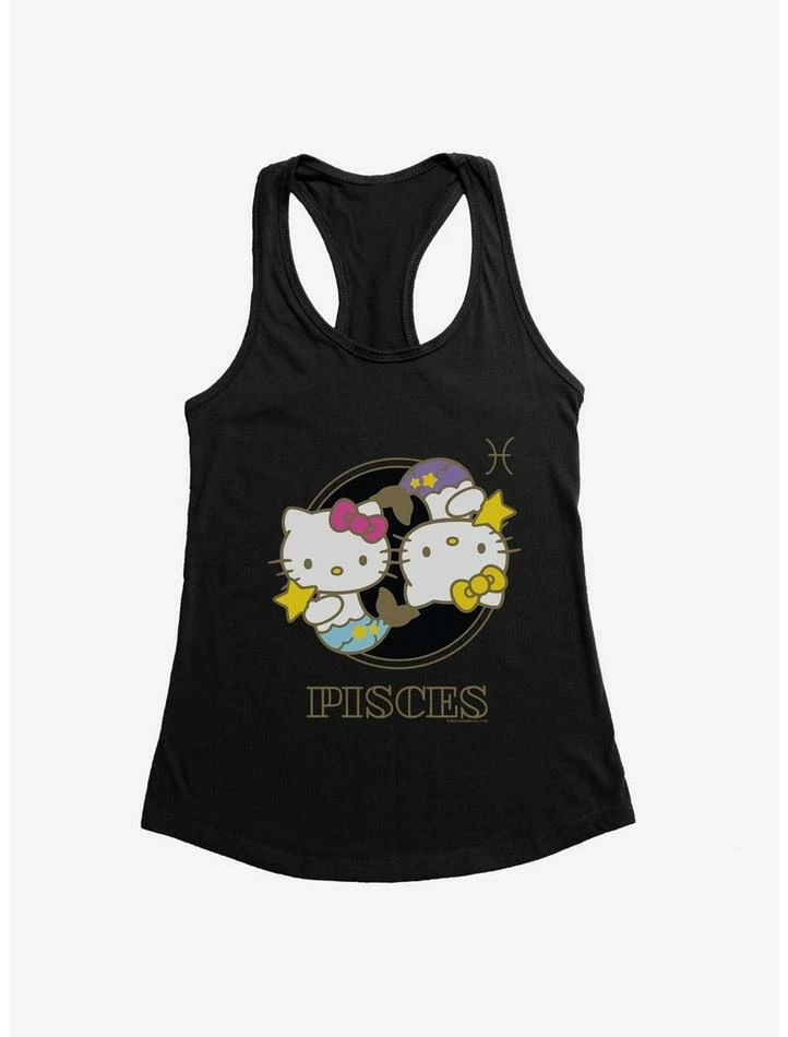 Flash Sale 🔔 Hello Kitty Star Sign Pisces Stencil 👧 Girls Tank ✔️ 9 Flash Sale 🔔 Hello Kitty Star Sign Pisces Stencil 👧 Girls Tank ✔️ - Image 7