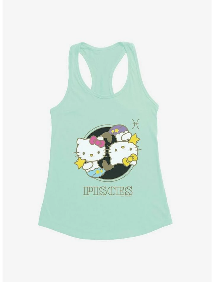 Flash Sale 🔔 Hello Kitty Star Sign Pisces Stencil 👧 Girls Tank ✔️ 8 Flash Sale 🔔 Hello Kitty Star Sign Pisces Stencil 👧 Girls Tank ✔️ - Image 6