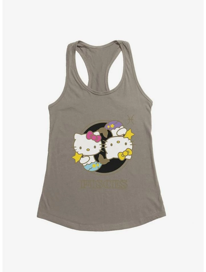 Flash Sale 🔔 Hello Kitty Star Sign Pisces Stencil 👧 Girls Tank ✔️ 4 Flash Sale 🔔 Hello Kitty Star Sign Pisces Stencil 👧 Girls Tank ✔️ - Image 2