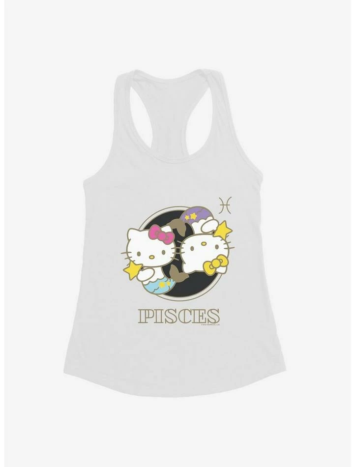 Flash Sale 🔔 Hello Kitty Star Sign Pisces Stencil 👧 Girls Tank ✔️ 5 Flash Sale 🔔 Hello Kitty Star Sign Pisces Stencil 👧 Girls Tank ✔️ - Image 3
