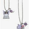 Flash Sale ⌛ Kuromi & Baku Fortune Telling Best Friend Necklace Set ⭐