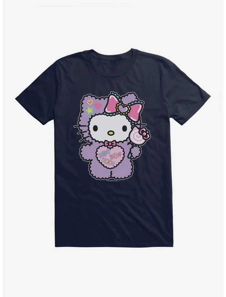 Cheap ❤️ Hello Kitty Sugar Rush Fuzzy Lollipop T-Shirt ✨ 5 Cheap ❤️ Hello Kitty Sugar Rush Fuzzy Lollipop T-Shirt ✨ - Image 3