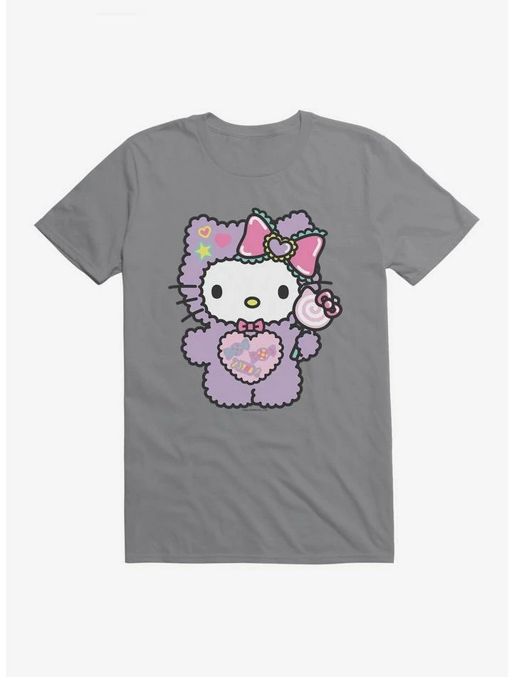 Cheap ❤️ Hello Kitty Sugar Rush Fuzzy Lollipop T-Shirt ✨ 7 Cheap ❤️ Hello Kitty Sugar Rush Fuzzy Lollipop T-Shirt ✨ - Image 5