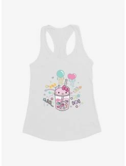 Promo 😍 Hello Kitty Sugar Rush 🍬 Candy Boba 👧 Girls Tank 💯