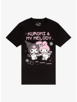 Best deal 😉 My Melody & Kuromi Scene Boyfriend Fit 👧 Girls T-Shirt 👏