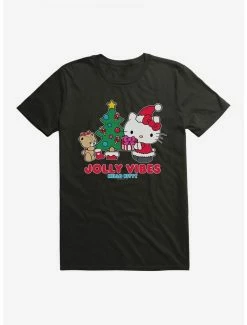 Wholesale 🤩 Hello Kitty Jolly Vibes T-Shirt 👍 -Cheap Sanrio Store 18291481 hi