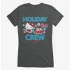 Hot Sale 🛒 Hello Kitty Holiday Crew Sled 👧 Girls T-Shirt 🤩 -Cheap Sanrio Store 18291776 hi
