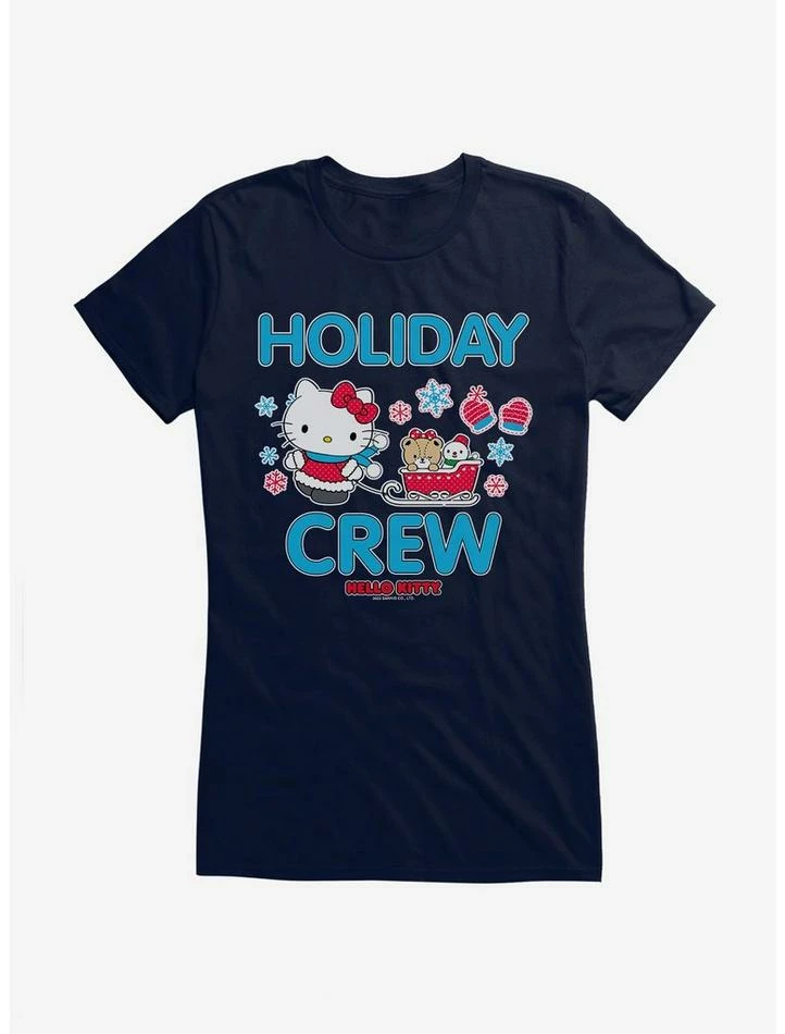 Hot Sale 🛒 Hello Kitty Holiday Crew Sled 👧 Girls T-Shirt 🤩 8 Hot Sale 🛒 Hello Kitty Holiday Crew Sled 👧 Girls T-Shirt 🤩 - Image 6